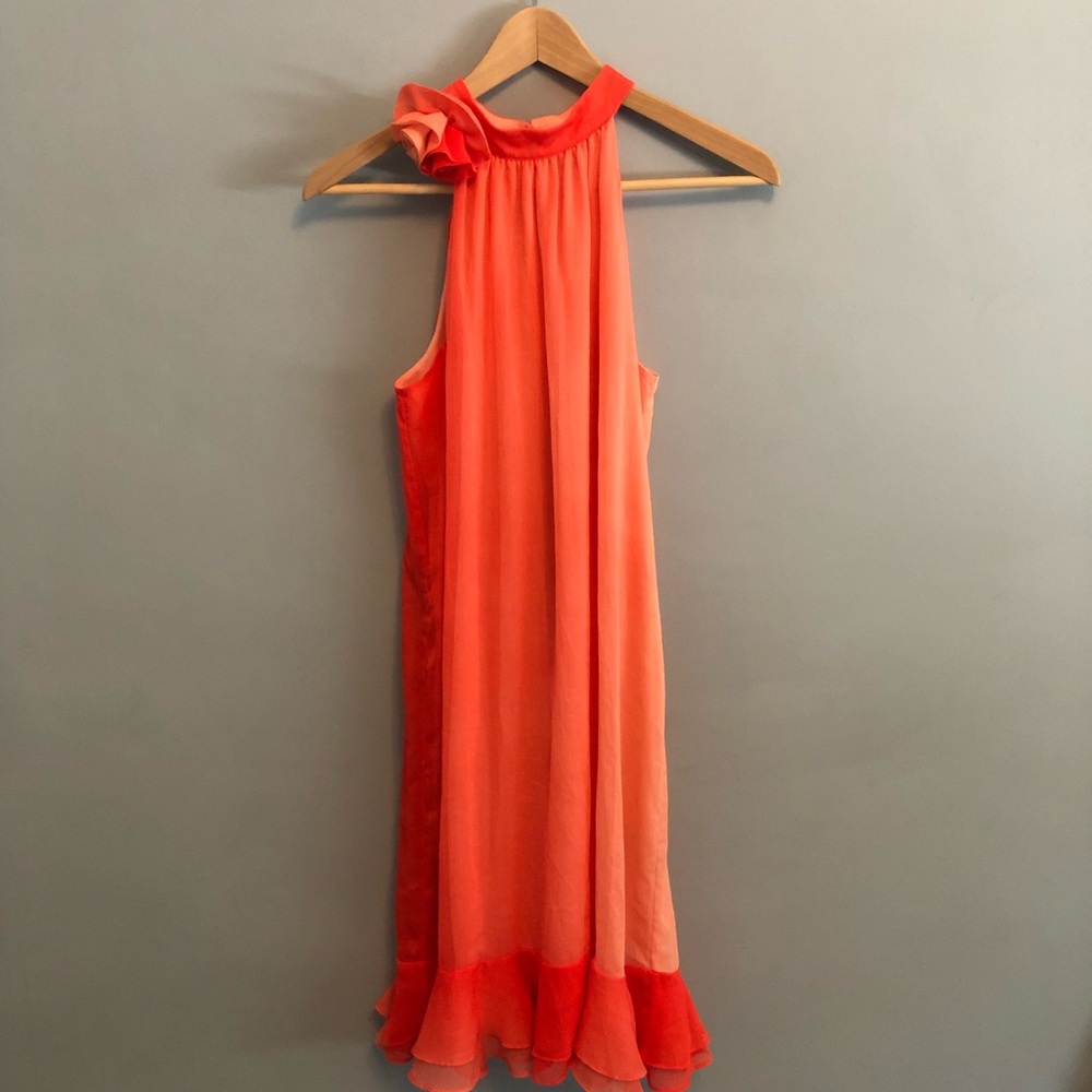 RW&CO ombré tangerine dress